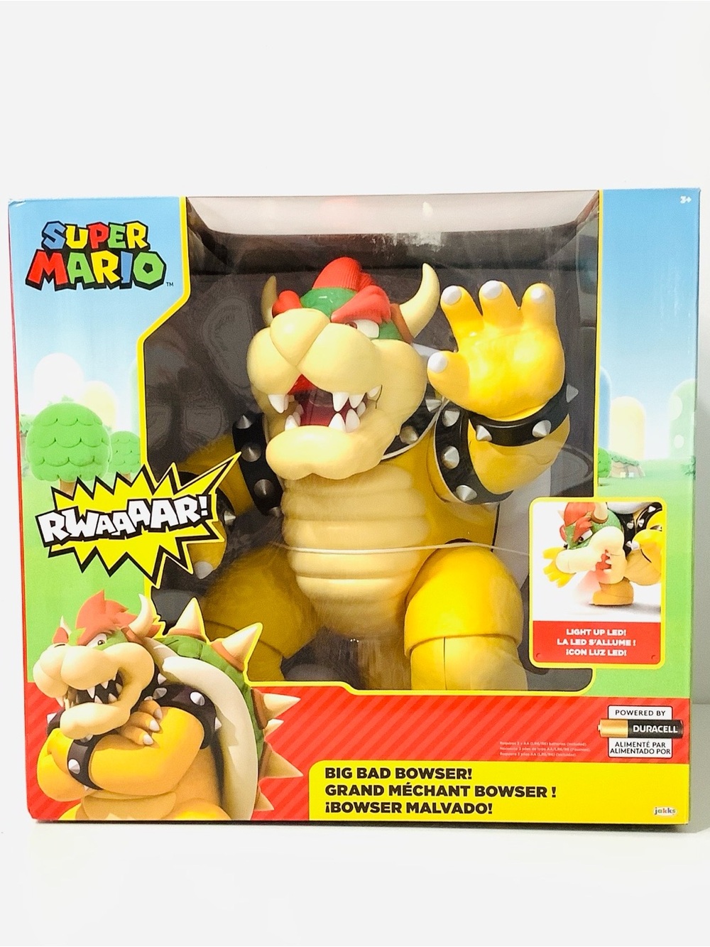 Nintendo Big Bad Bowser! Figure Light Up & Sound Interactive NEW